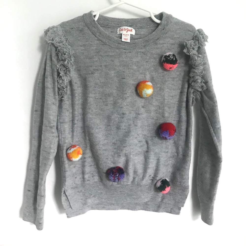 Cat & Jack Pom Long-sleeve T-Shirt 4/5 XS